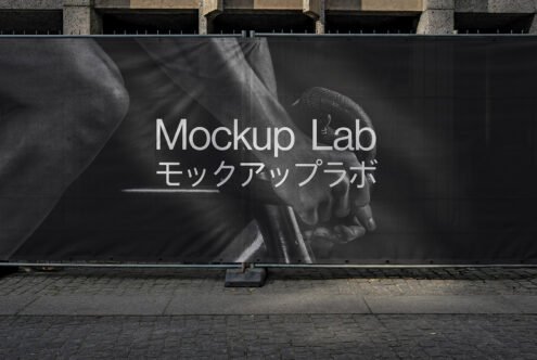 Construction Fence 01ML Mockup