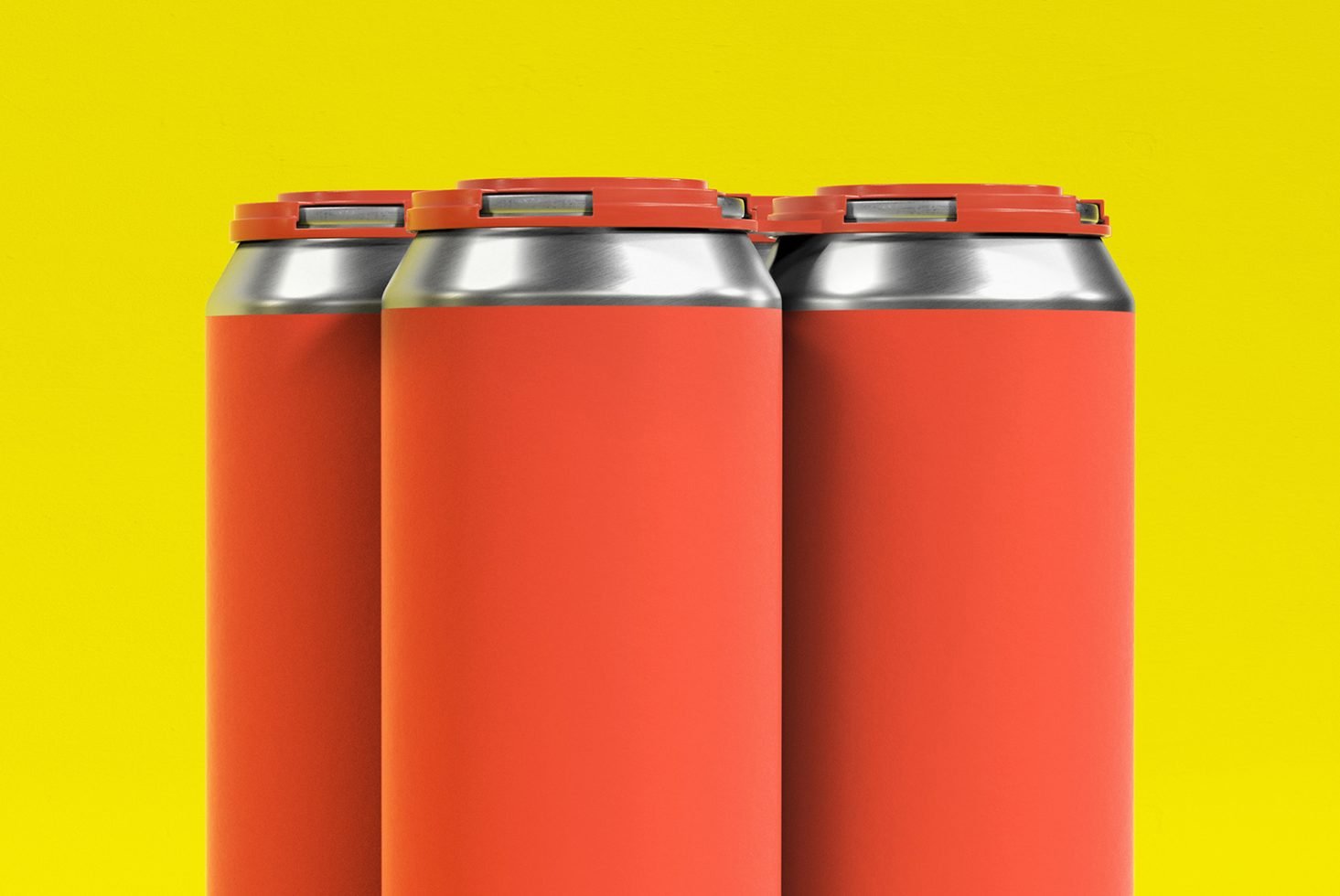Four Pack (440ml) Mockup preview 3