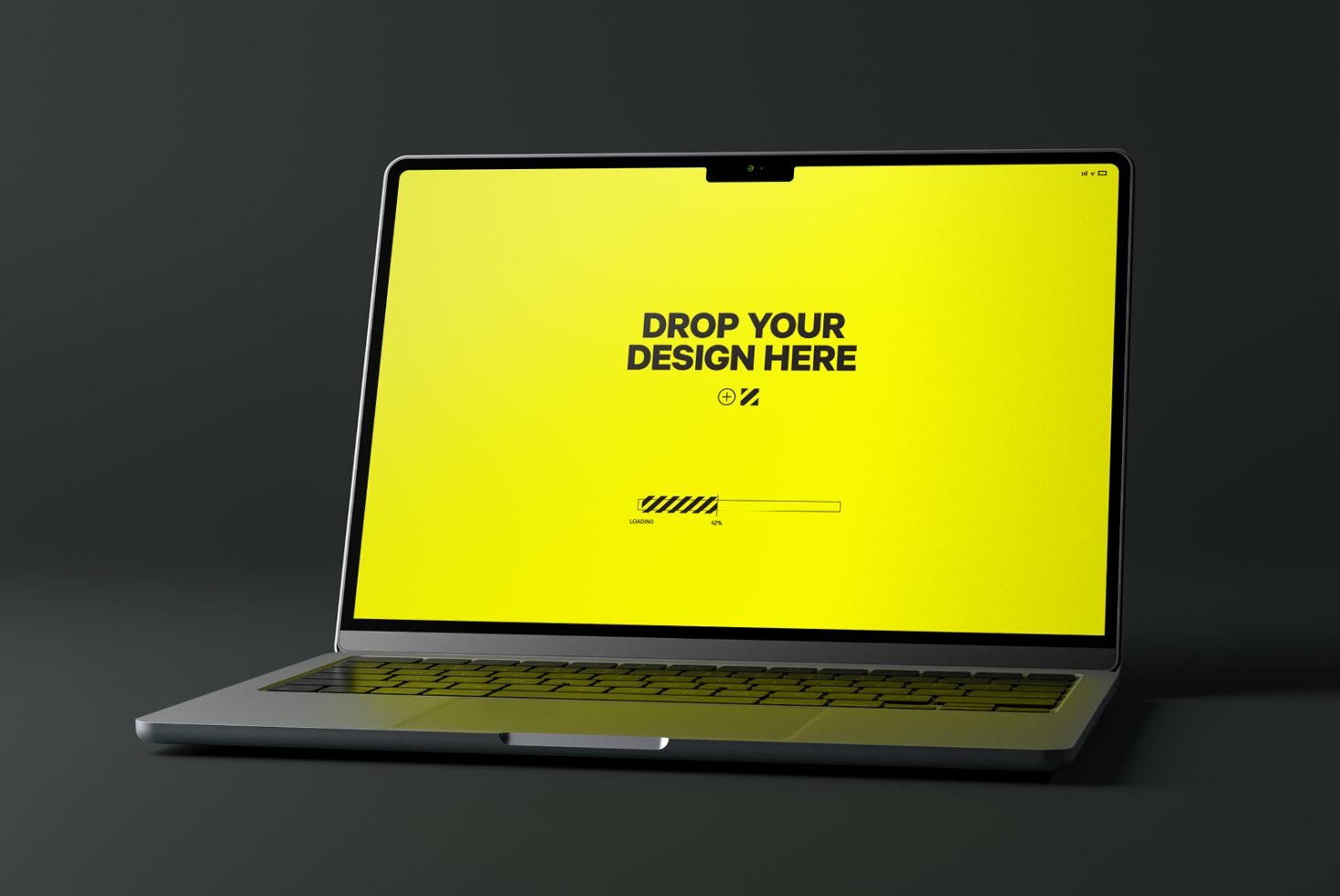 Minimal Laptop Mockup HM 033