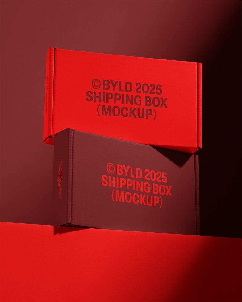 Shipping Boxes 02 Mockup preview 8