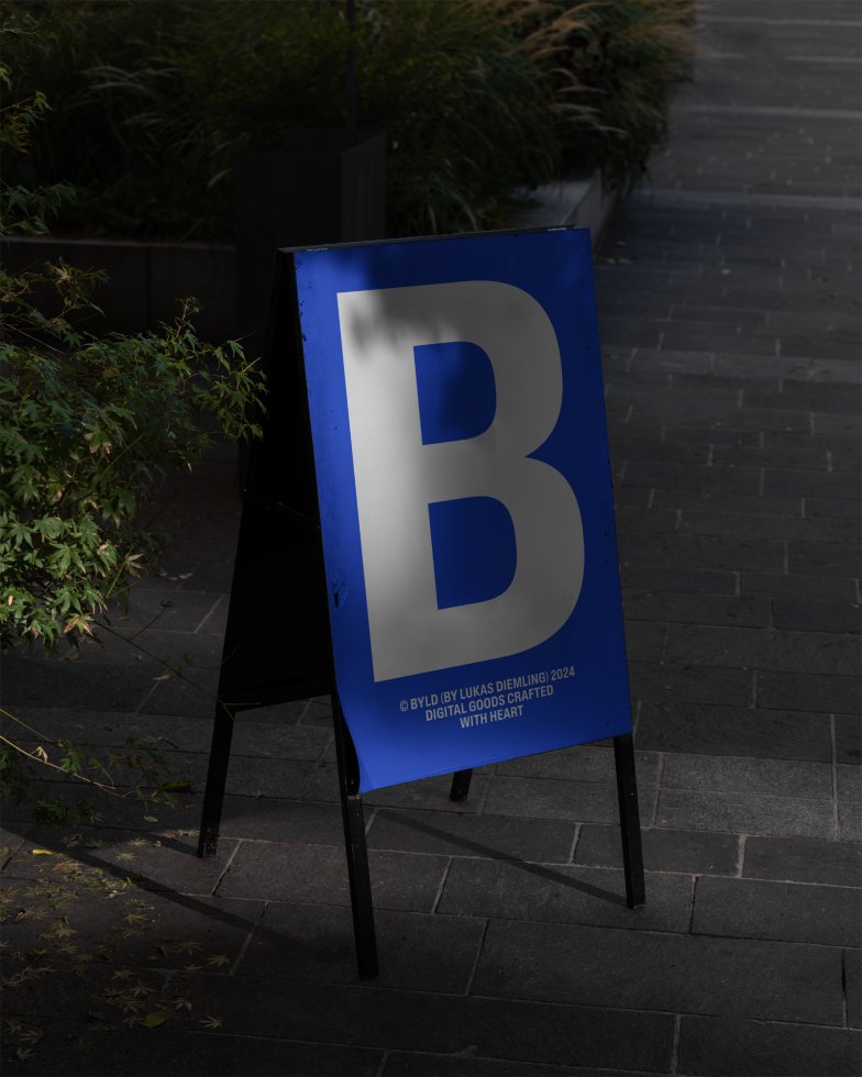 A Frame Sign 07 Mockup preview 4