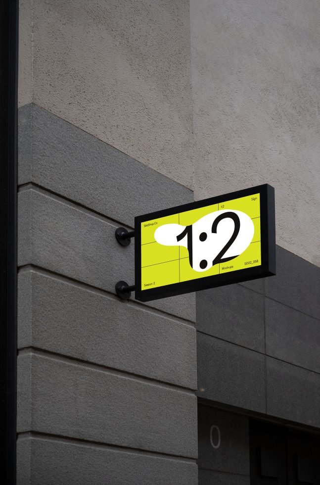 Sign S2 058 Mockup
