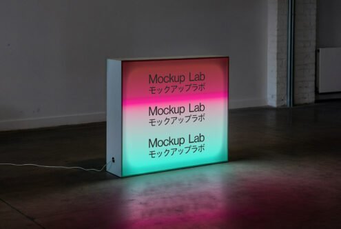 Lightbox 02ML Mockup
