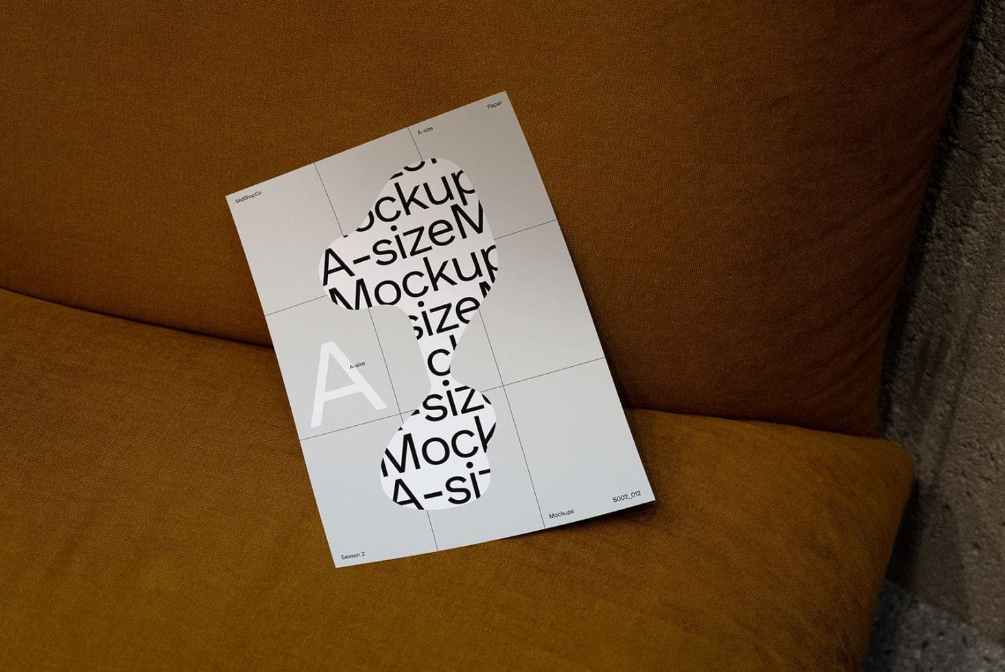 A4 Card S2 012 Mockup