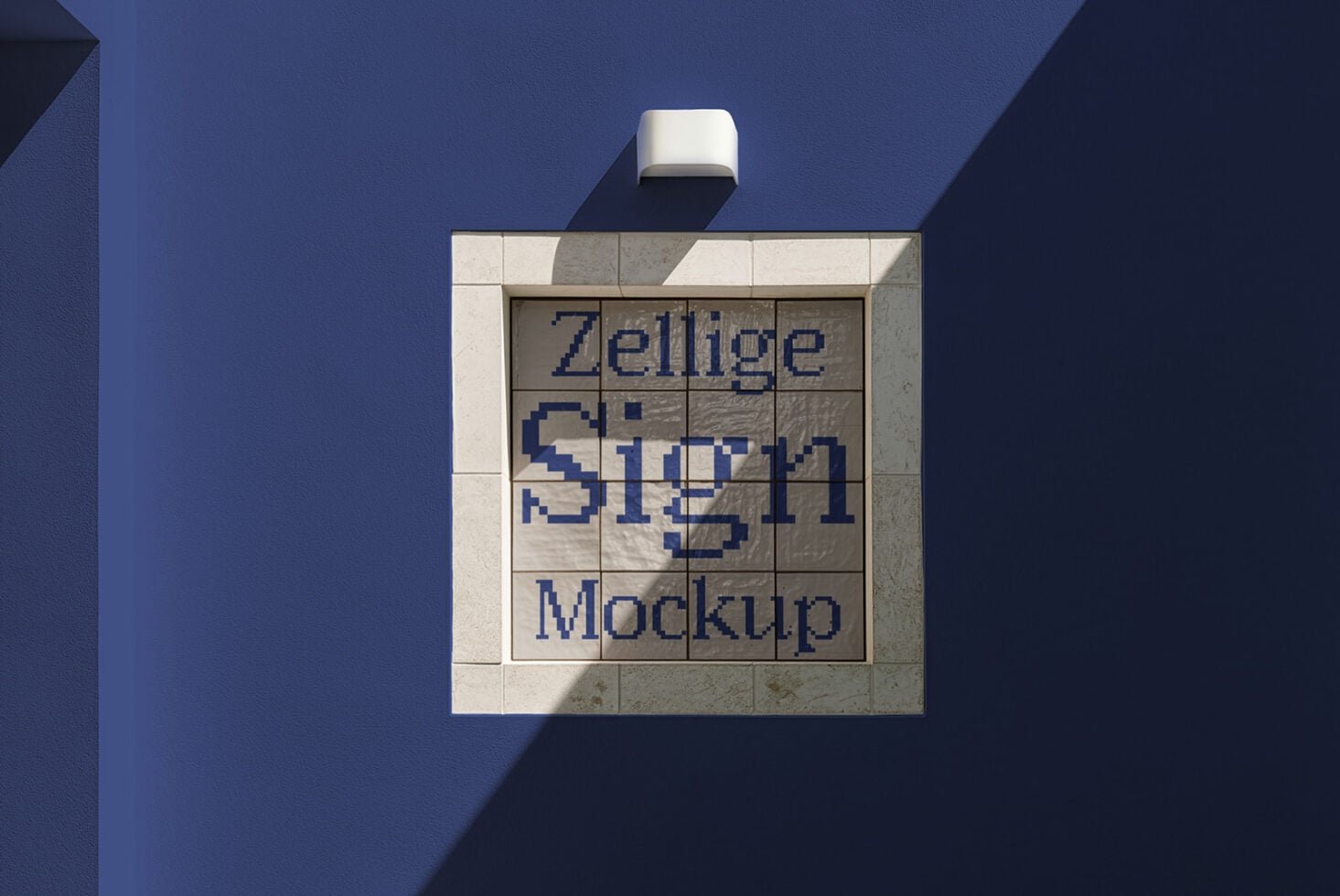 Zellige Tile Sign D37 Mockup preview 4