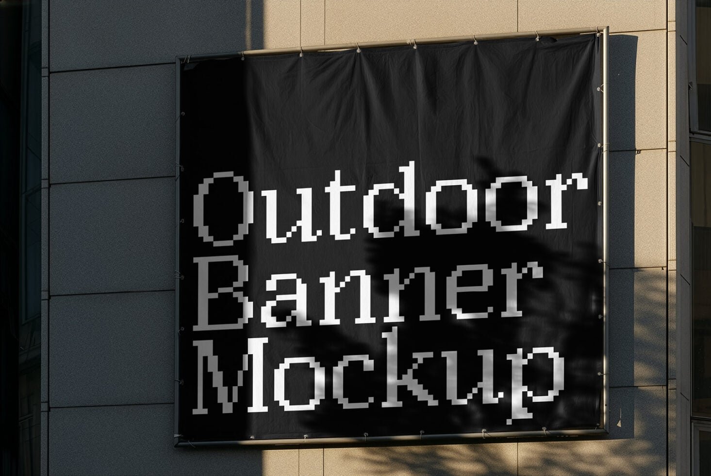 Outdoor Banner D48 Mockup