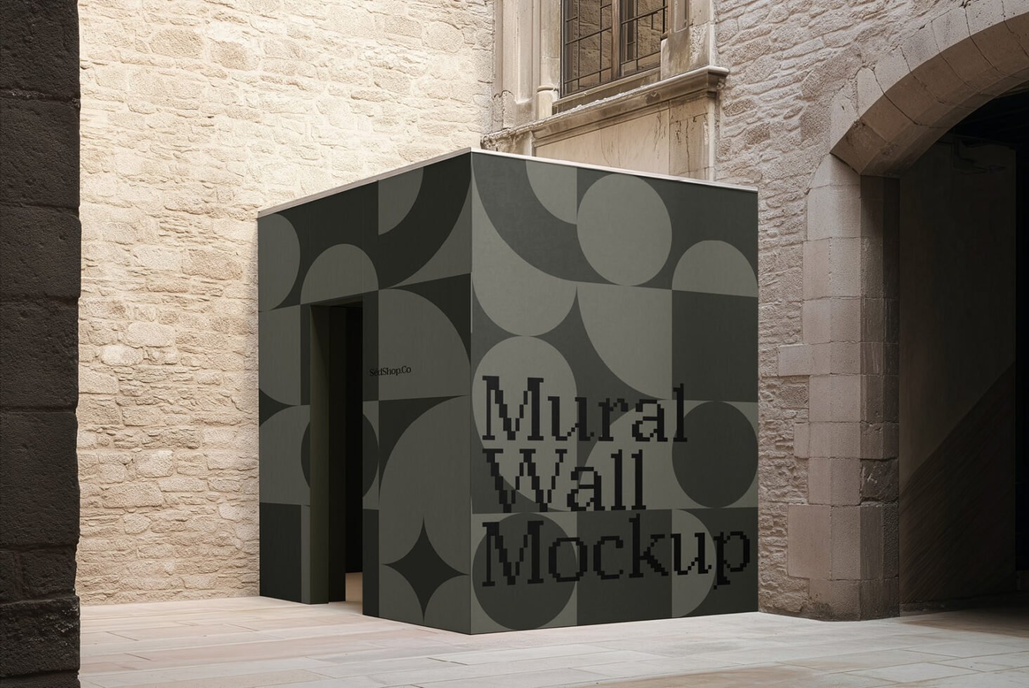 Mural Wall D31 Mockup preview 6