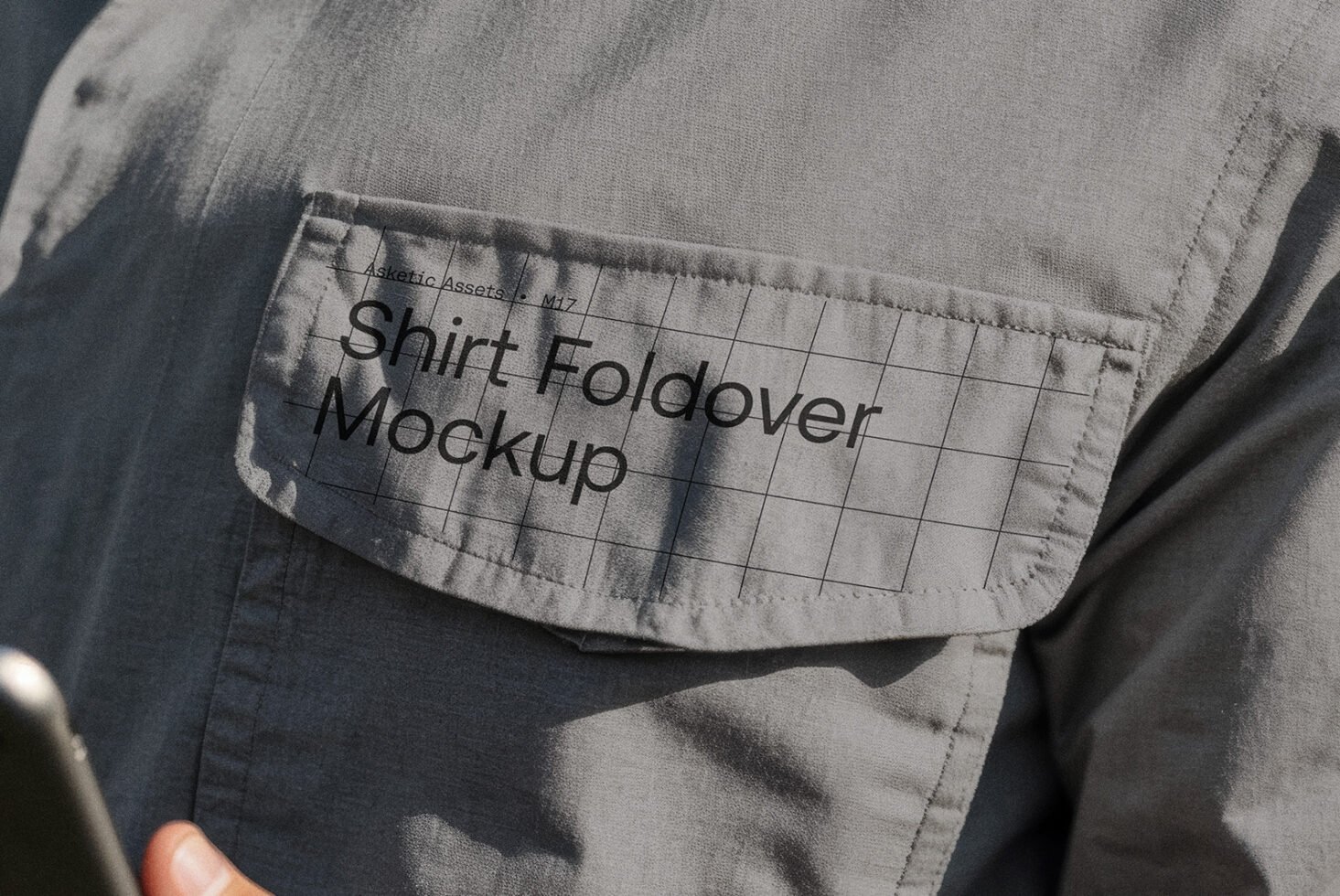Shirt Foldover Pocket Mockup M17 preview 4