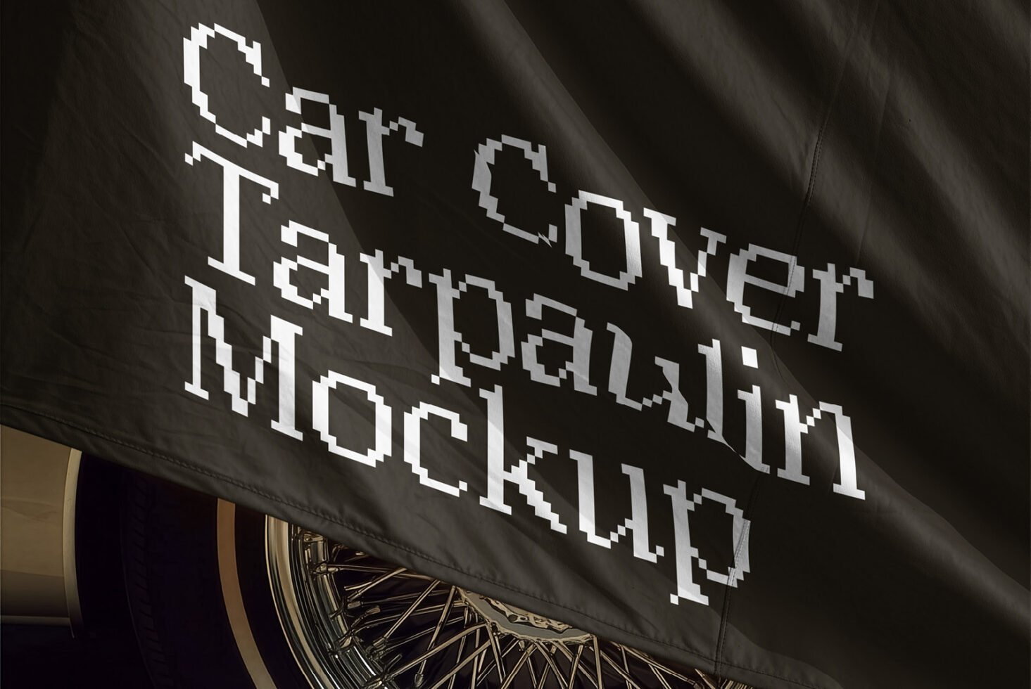 Car Cover Tarpaulin D32 Mockup preview 2
