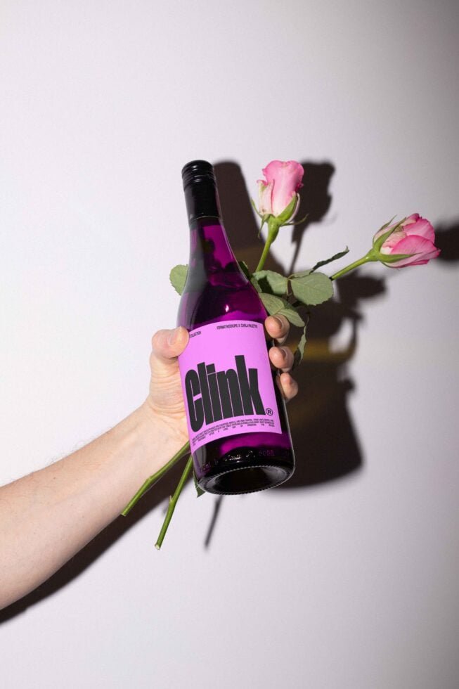 CLINK WINE BOTTLE 04