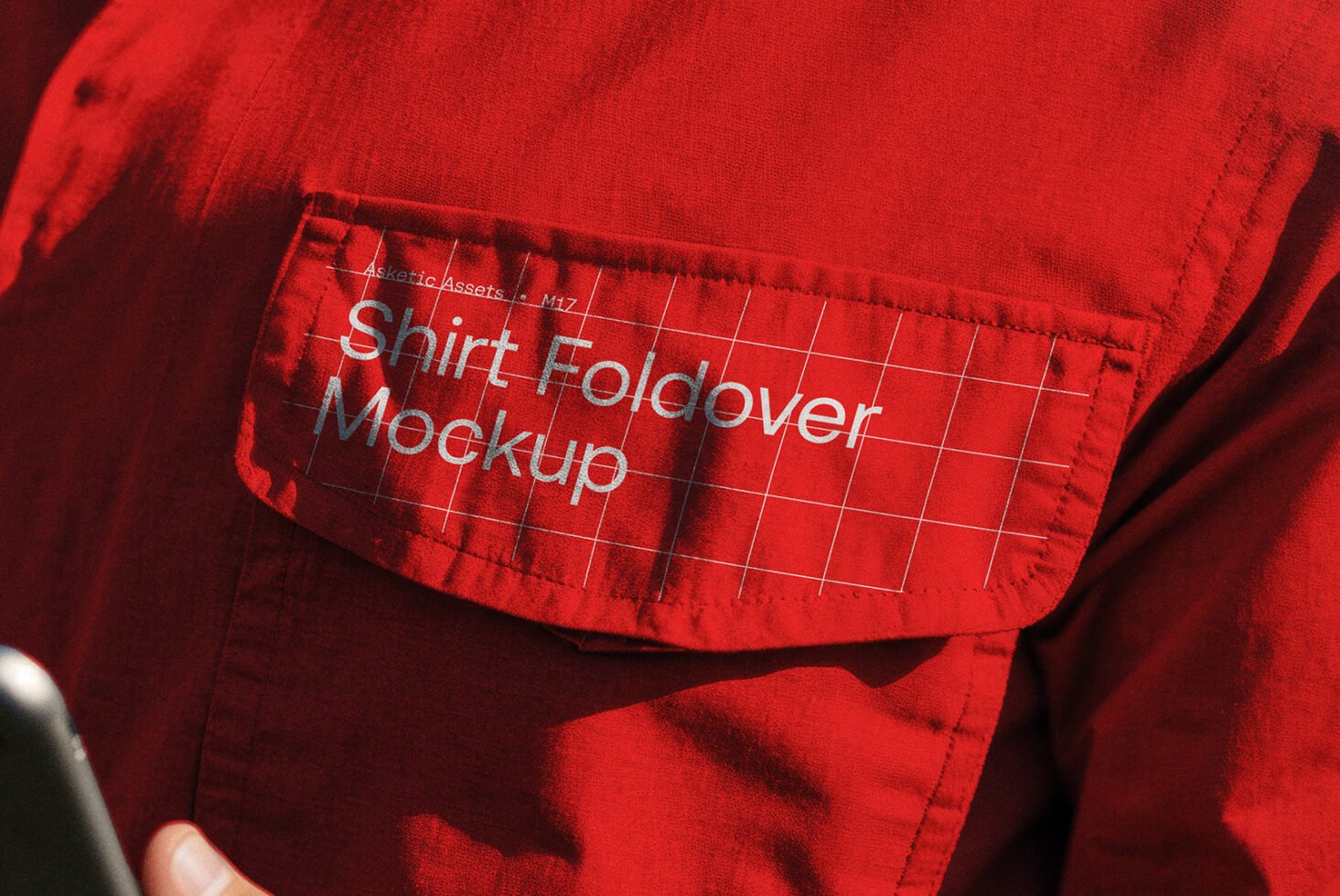 Shirt Foldover Pocket Mockup M17 preview 3