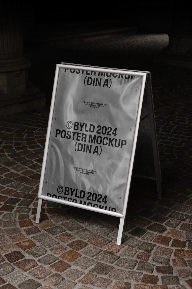 A Frame Sign Mockup 05 preview 3