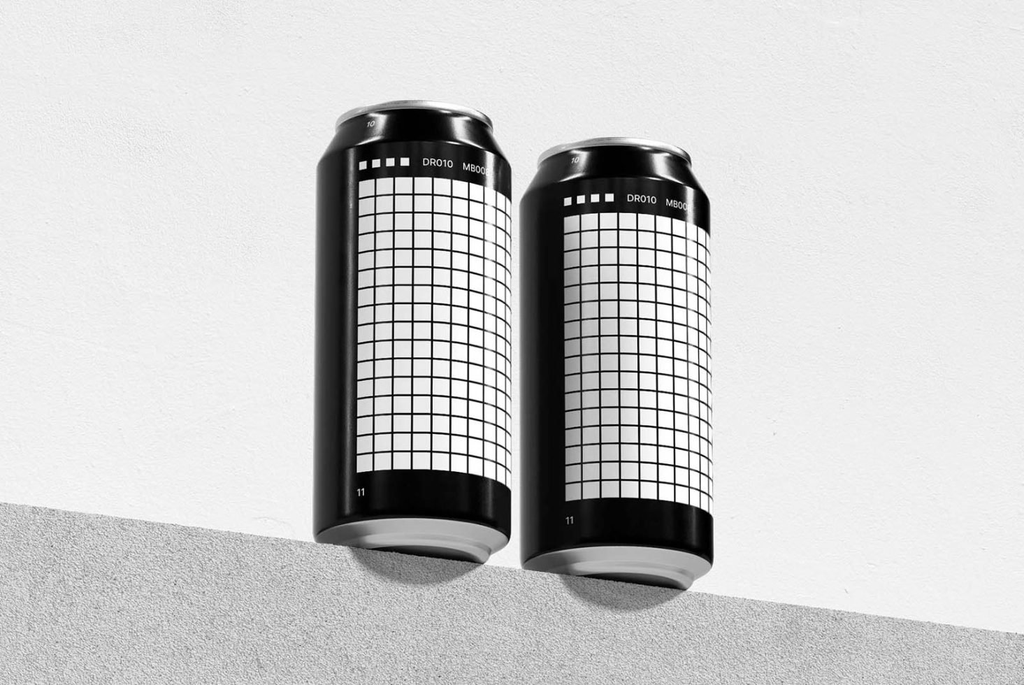 Cans (440ml) Mockup