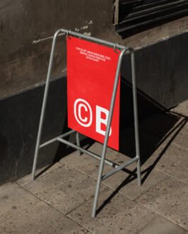 A Frame Sign 10 Mockup