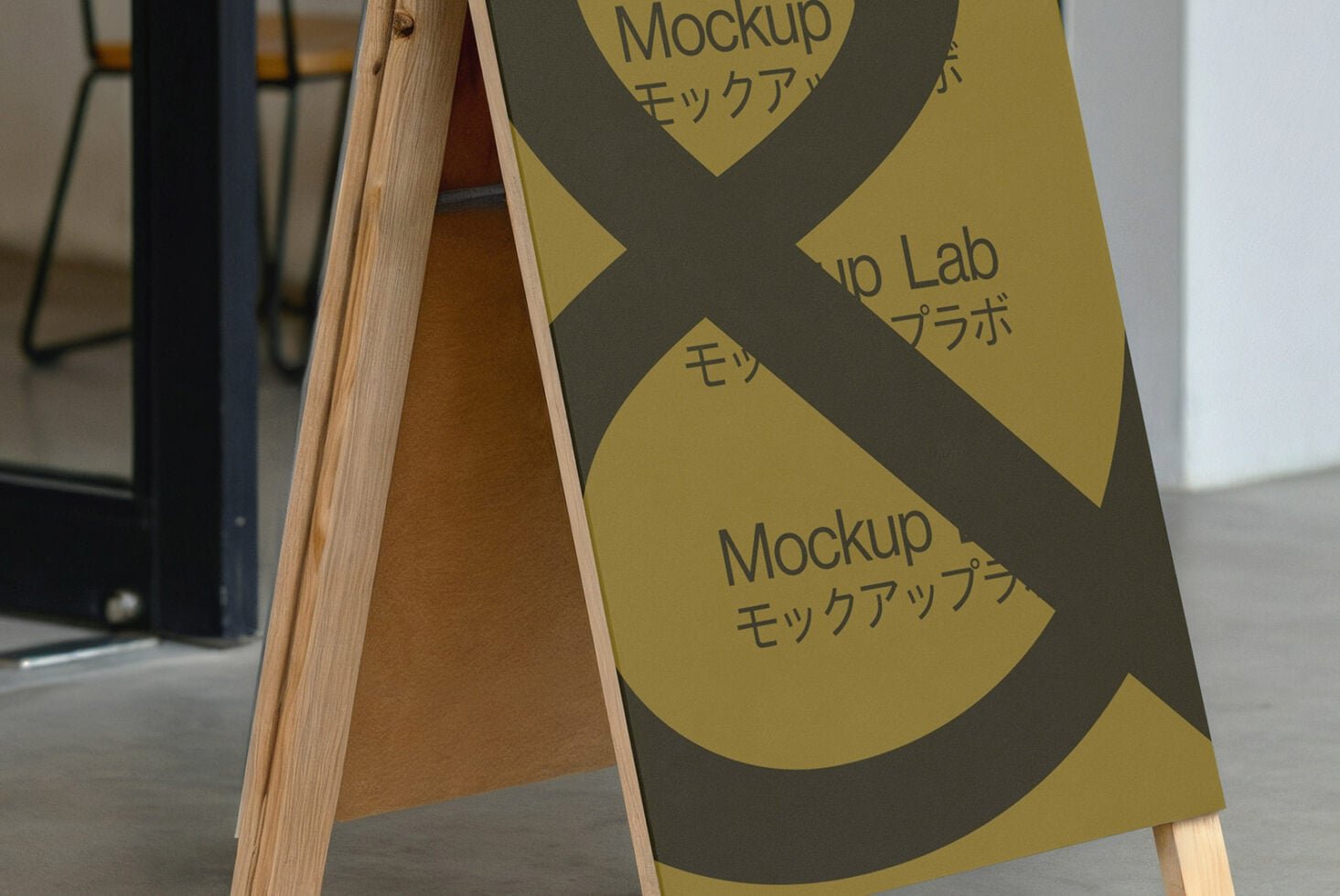 A-Frame Sign 03ML Mockup preview 3