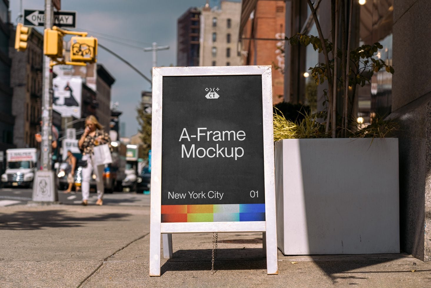 A-Frame Mockup NYC 01