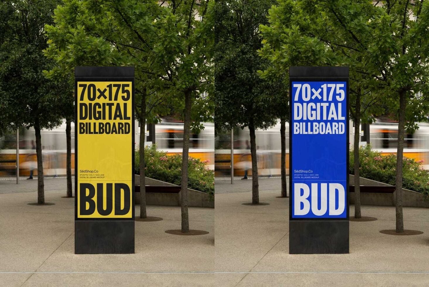 Digital Billboard Mockup S007-009