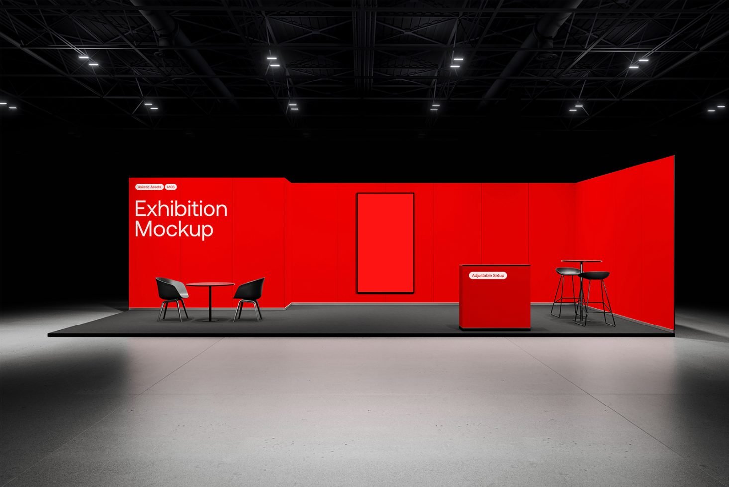Large Modular Exhibition Mockup M06