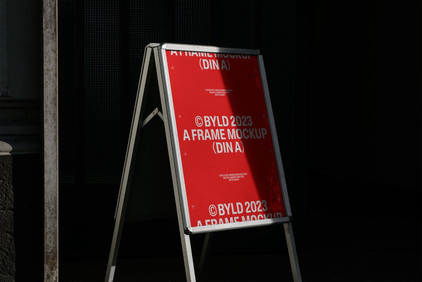 A Frame Sign 04 Mockup preview 2