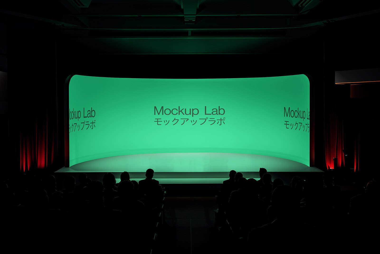 Conference Stage 05ML Mockup