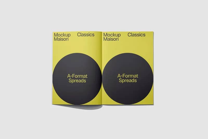 A Format Spreads Classics 106 Mockup