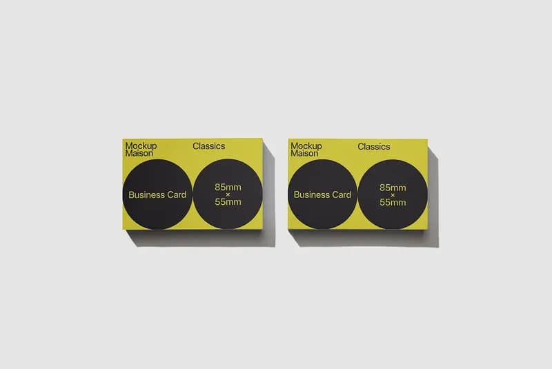 Business Card Classics 104 Mockup