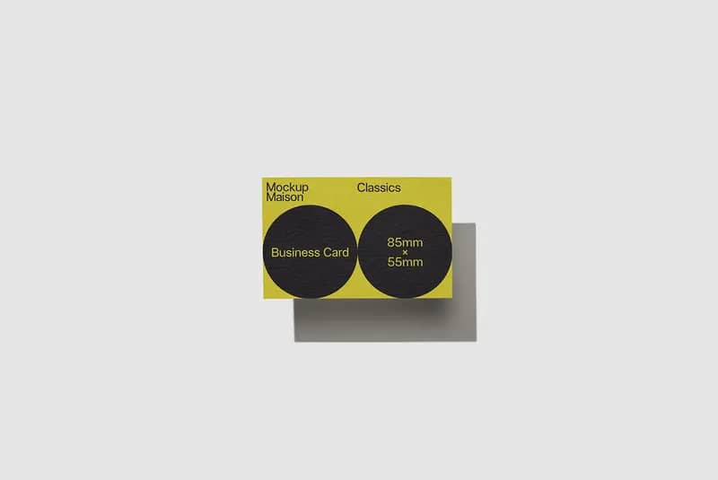 Business Card Classics 105 Mockup