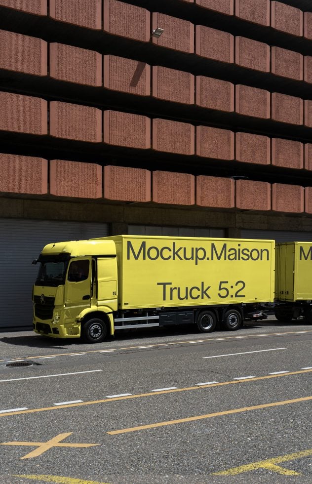 Truck TK F02 Mockup