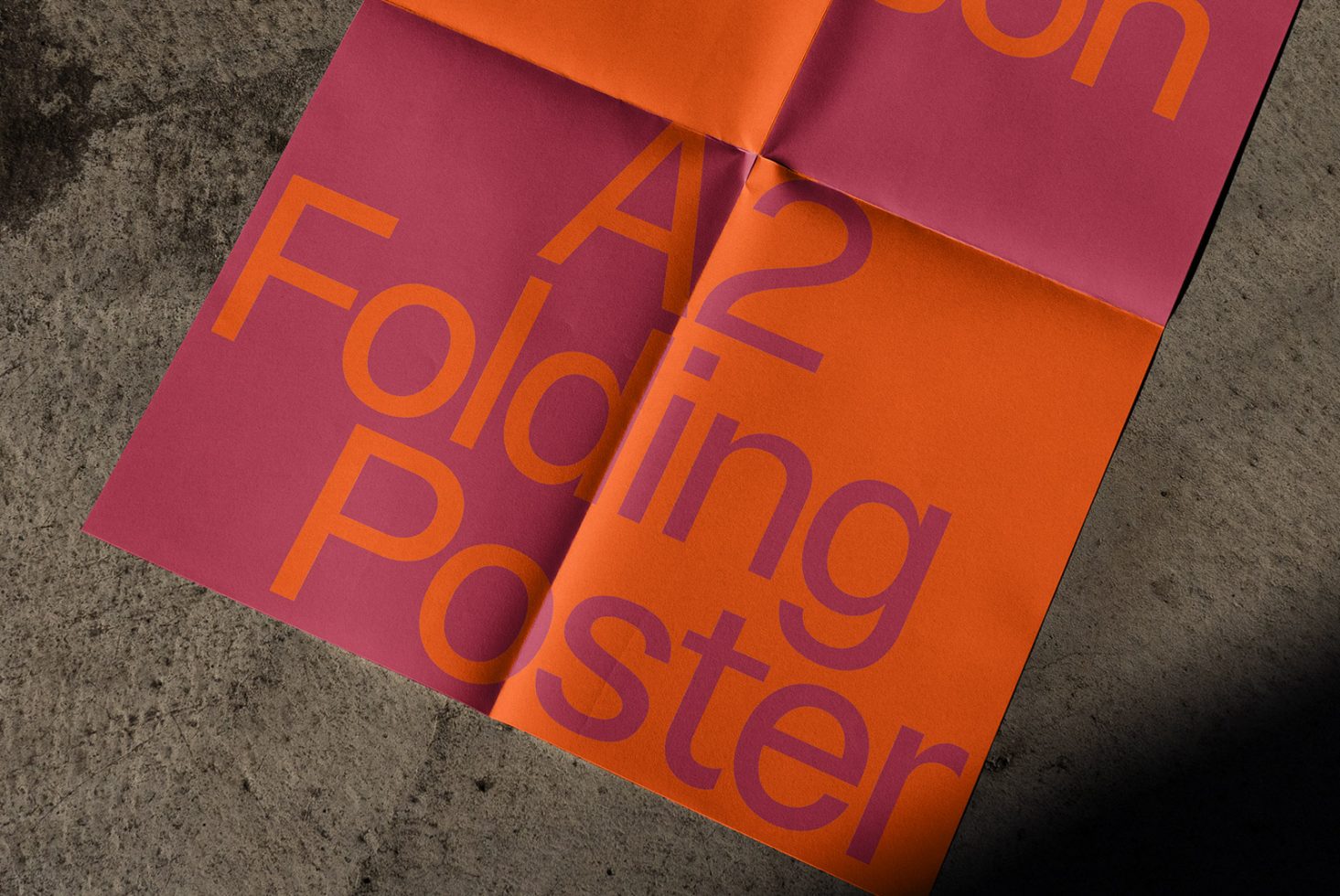 Folding Poster D01 Mockup preview 2