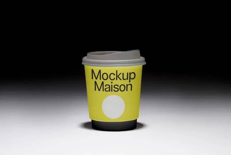 Paper Cup GRD02 Mockup