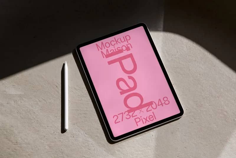 iPad E20 Mockup