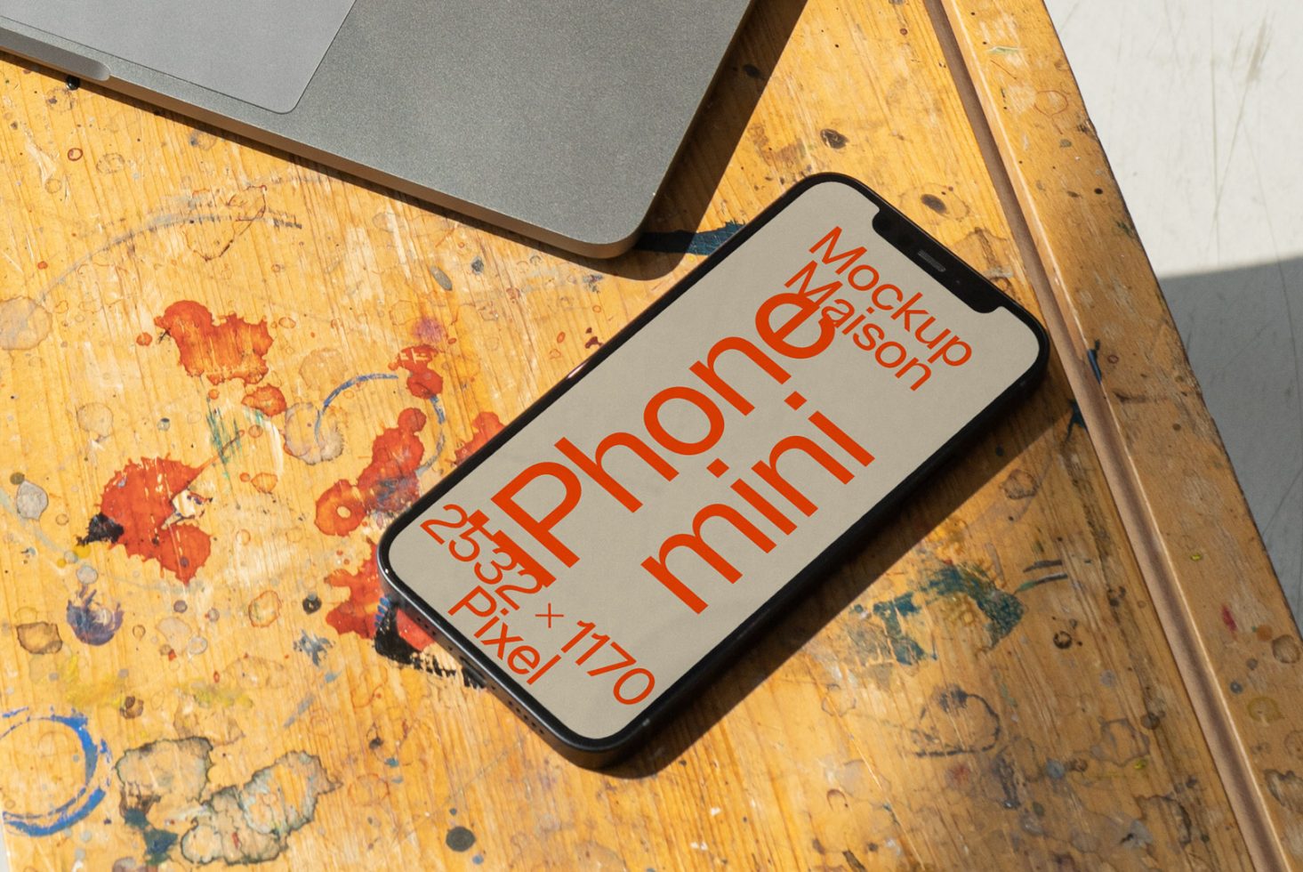 MacBook Pro & iPhone 12 Pro E09 Mockup preview 2