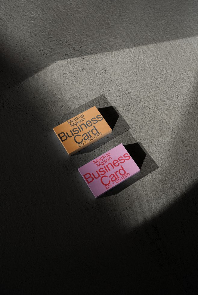Business Card BC F06 Mockup preview 3