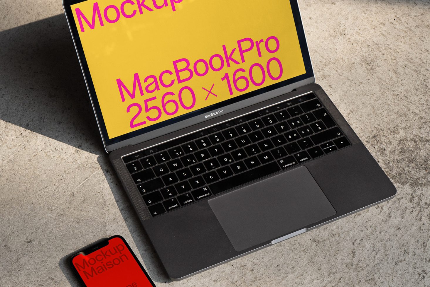 MacBook Pro & iPhone 12 Pro D03 Mockup preview 2