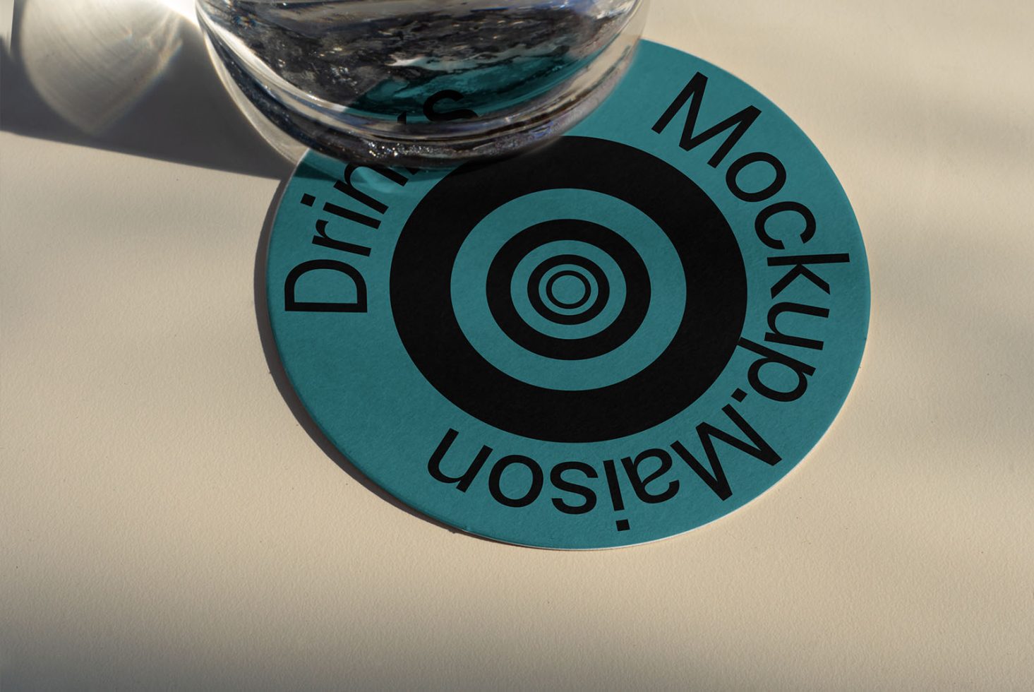 Drink Coaster CO G01 Mockup preview 2