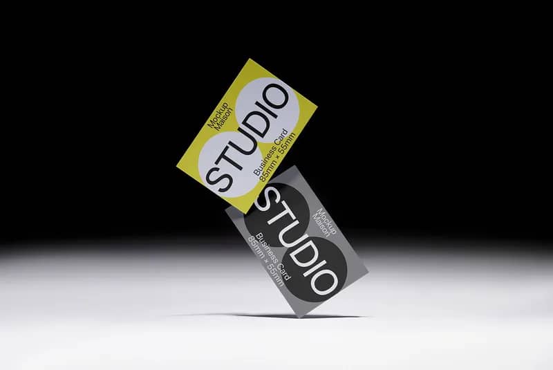 Business Cards GRD02 Mockup