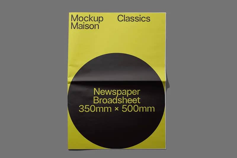 Newspaper NP Classics 203 Mockup