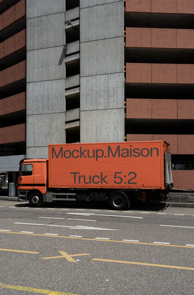 Truck TK F01 Mockup