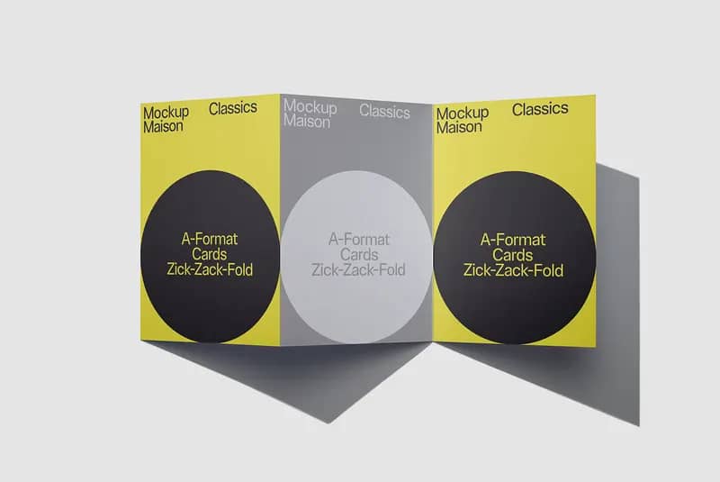 Folded Card Classics 105 Mockup