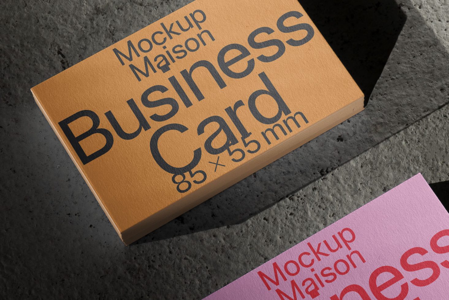 Business Card BC F06 Mockup preview 2