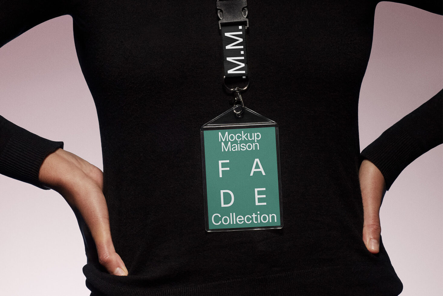 Badge with Lanyard Mockup BD FDDP 01 preview 2