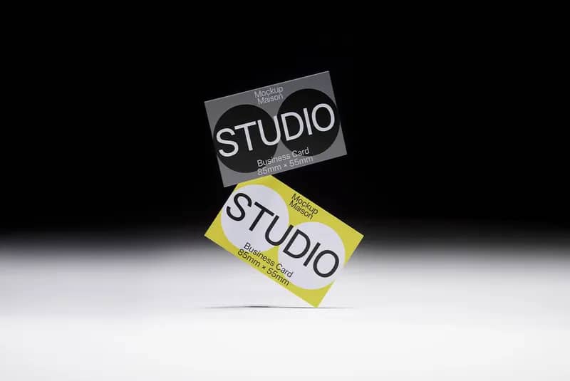 Business Cards GRD03 Mockup