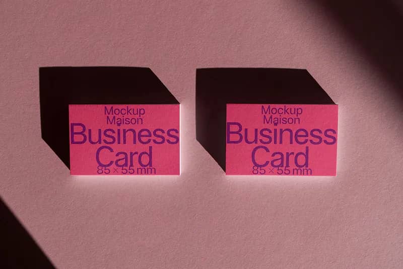 Business Card BC F02 Mockup