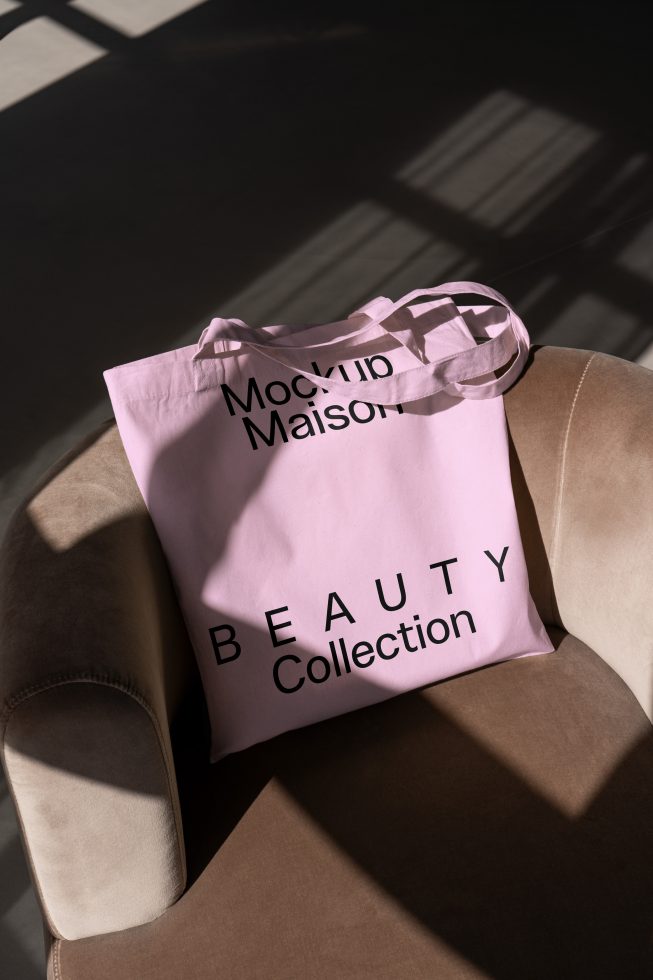 Tote Bag Mockup BG BEA 01