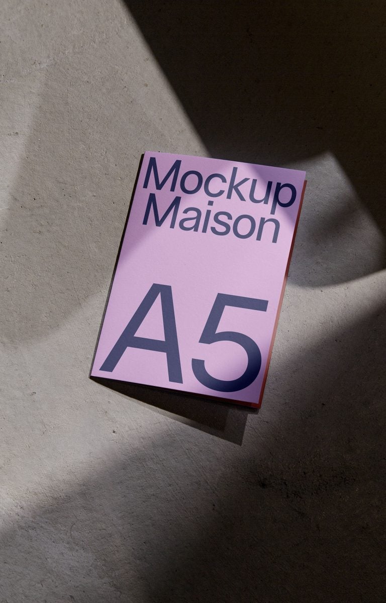 A5 Card BC F08 Mockup
