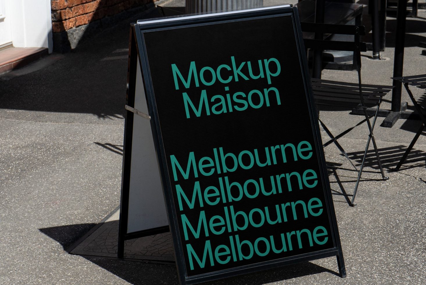 A-Frame Mockup AF MEL 03 preview 2