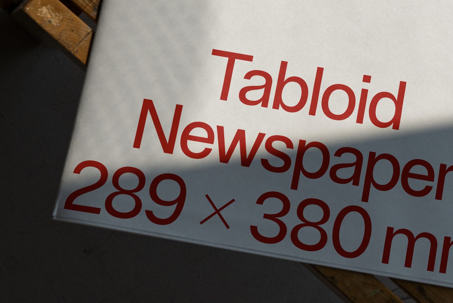 Newspaper NP F01 Mockup preview 2