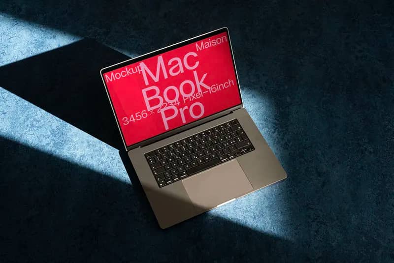 Macbook Pro DD F01 Mockup