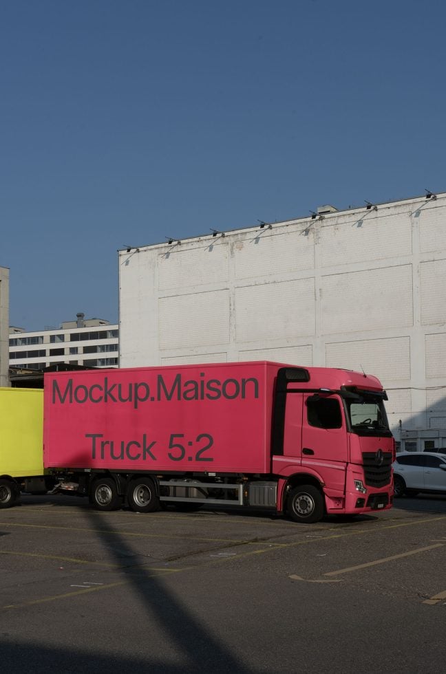Truck TK F03 Mockup