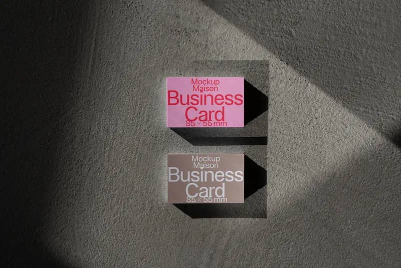 Business Card BC F05 Mockup